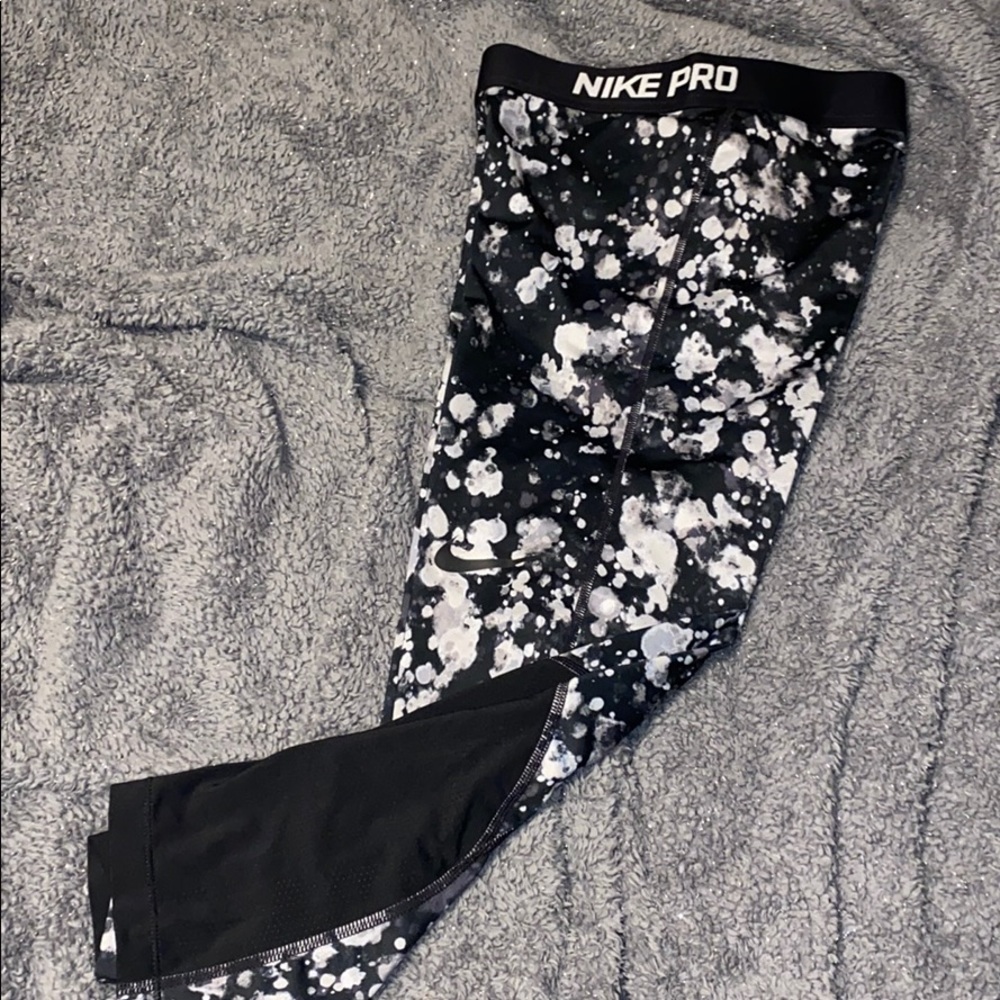 NIKE PRO CROPPED SPLATTER TIGHT